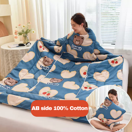 Multi Functional Portable Pillow Quilt