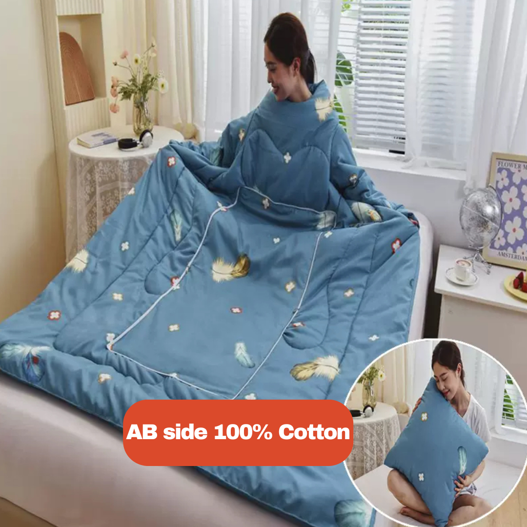 Multi Functional Portable Pillow Quilt