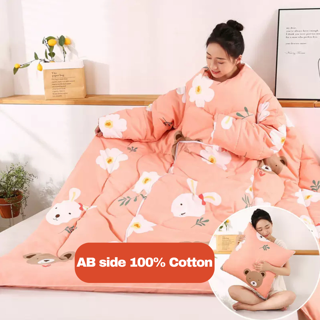 Multi Functional Portable Pillow Quilt