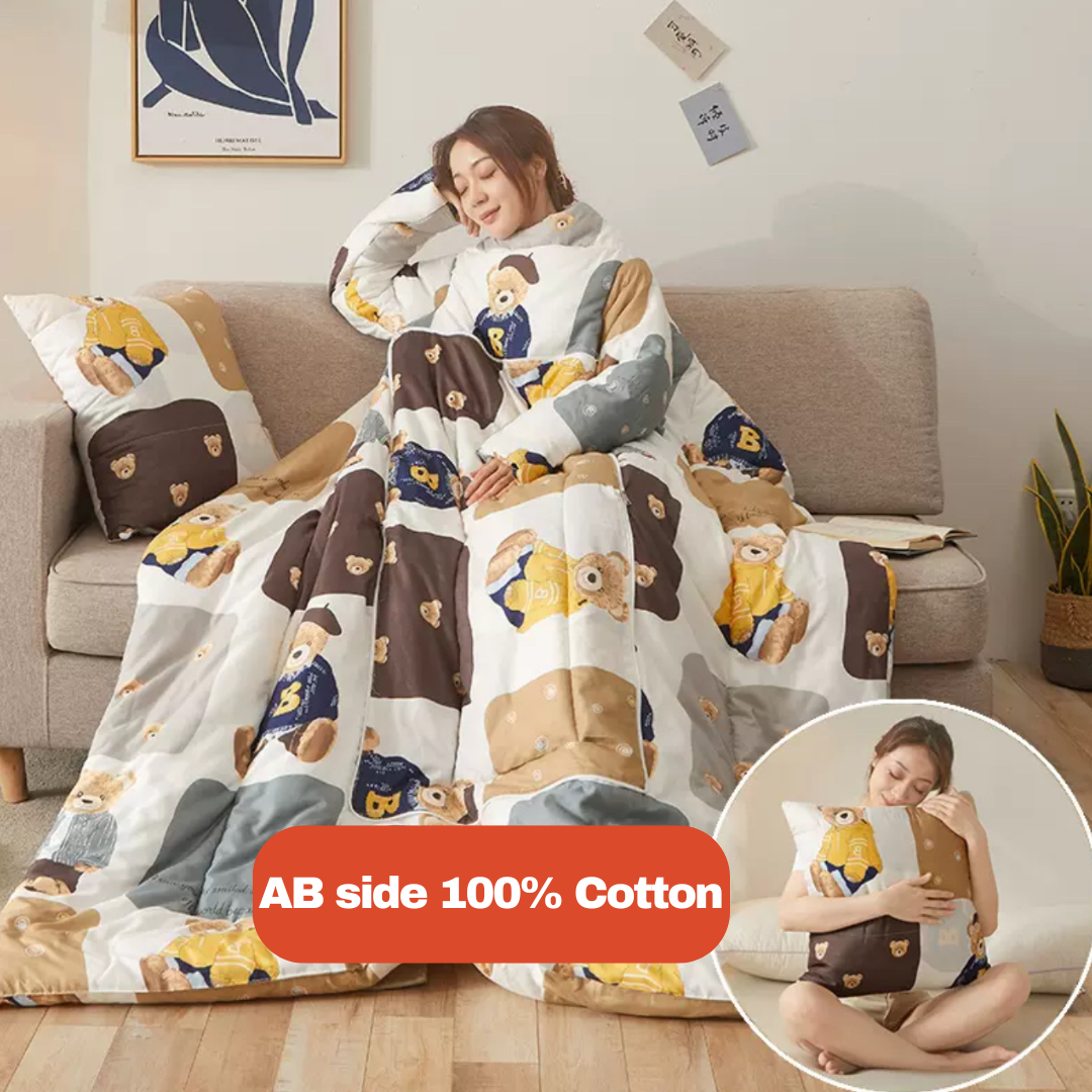 Multi Functional Portable Pillow Quilt